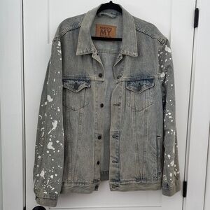 Pardon my French - Splatter Denim Jacket - DJ SNAKE